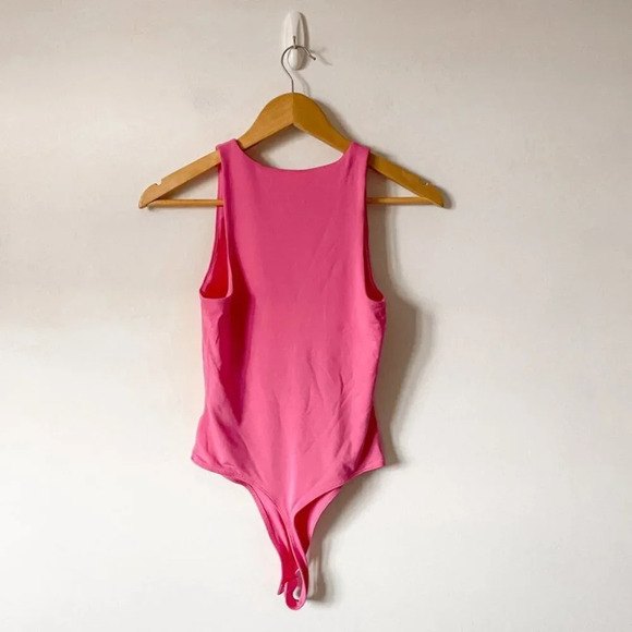 Barbie Rhinestone High Neck Bodysuit Pink Size Small - Picture 7 of 8